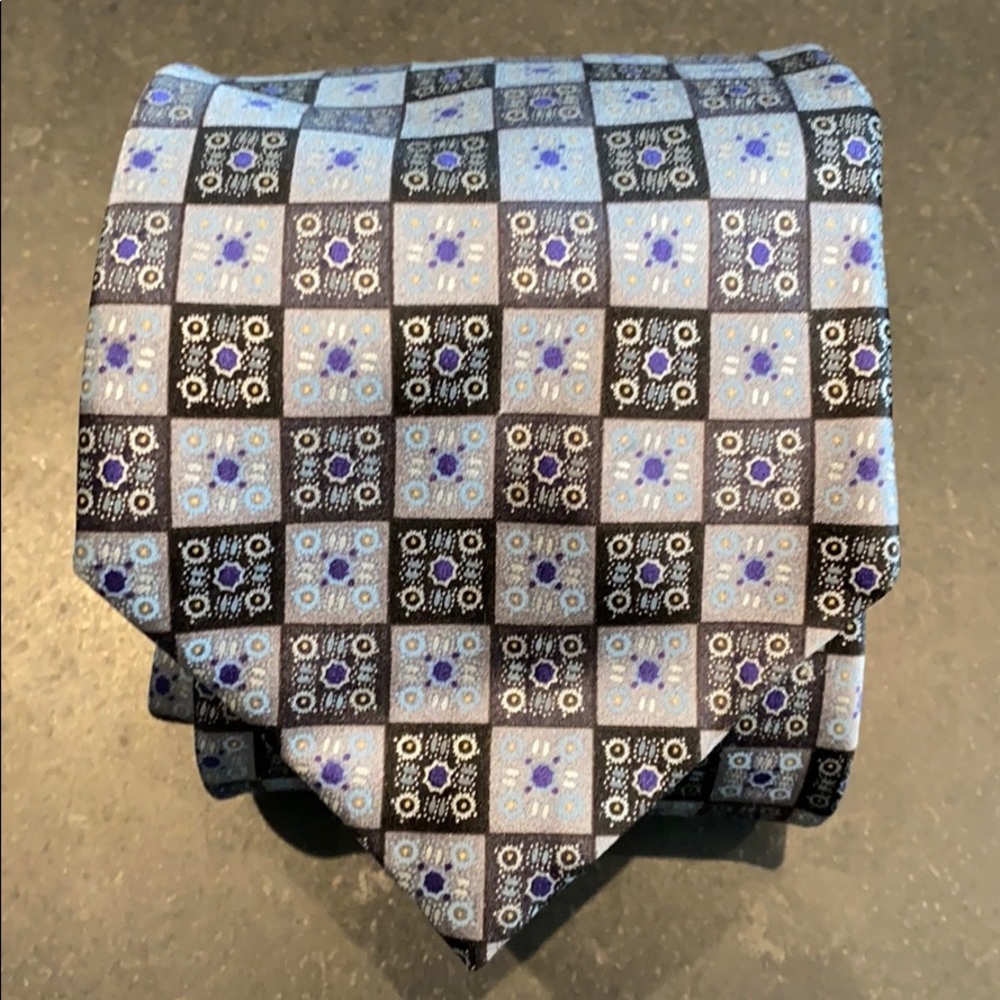 Zegna patterned tie